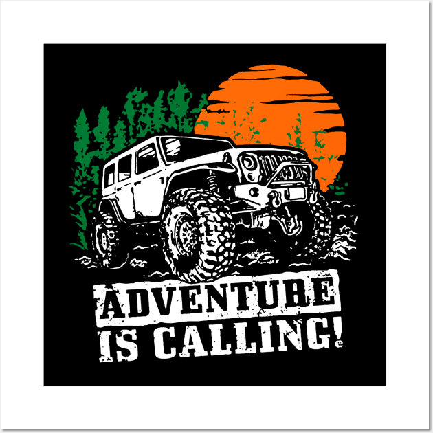 Adventure Is Calling Wall Art by dyazagita